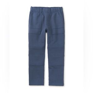 Tea Collection Playwear Terry Cotton Pants In Slate Blue Size 3